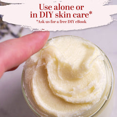 Better Shea Butter cupuaçu texture close-up highlighting creamy grain for smooth blending