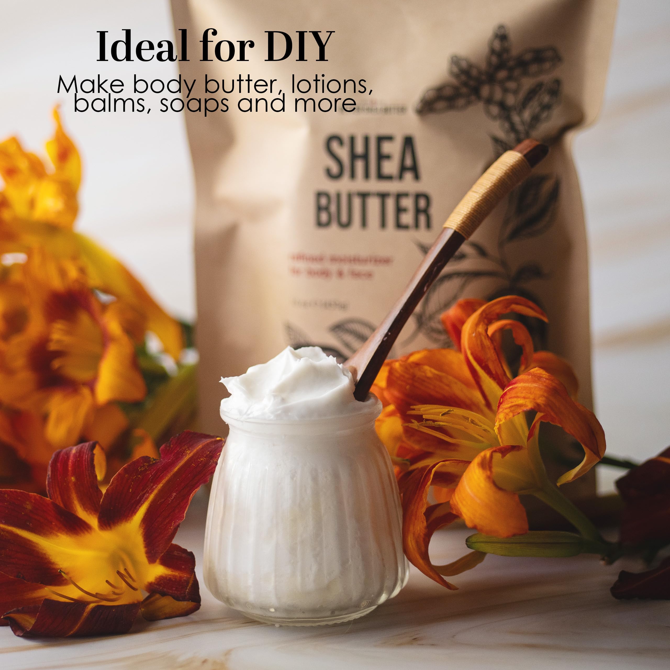 Better Shea Butter rubbed into hands showing quick absorption and softening benefit