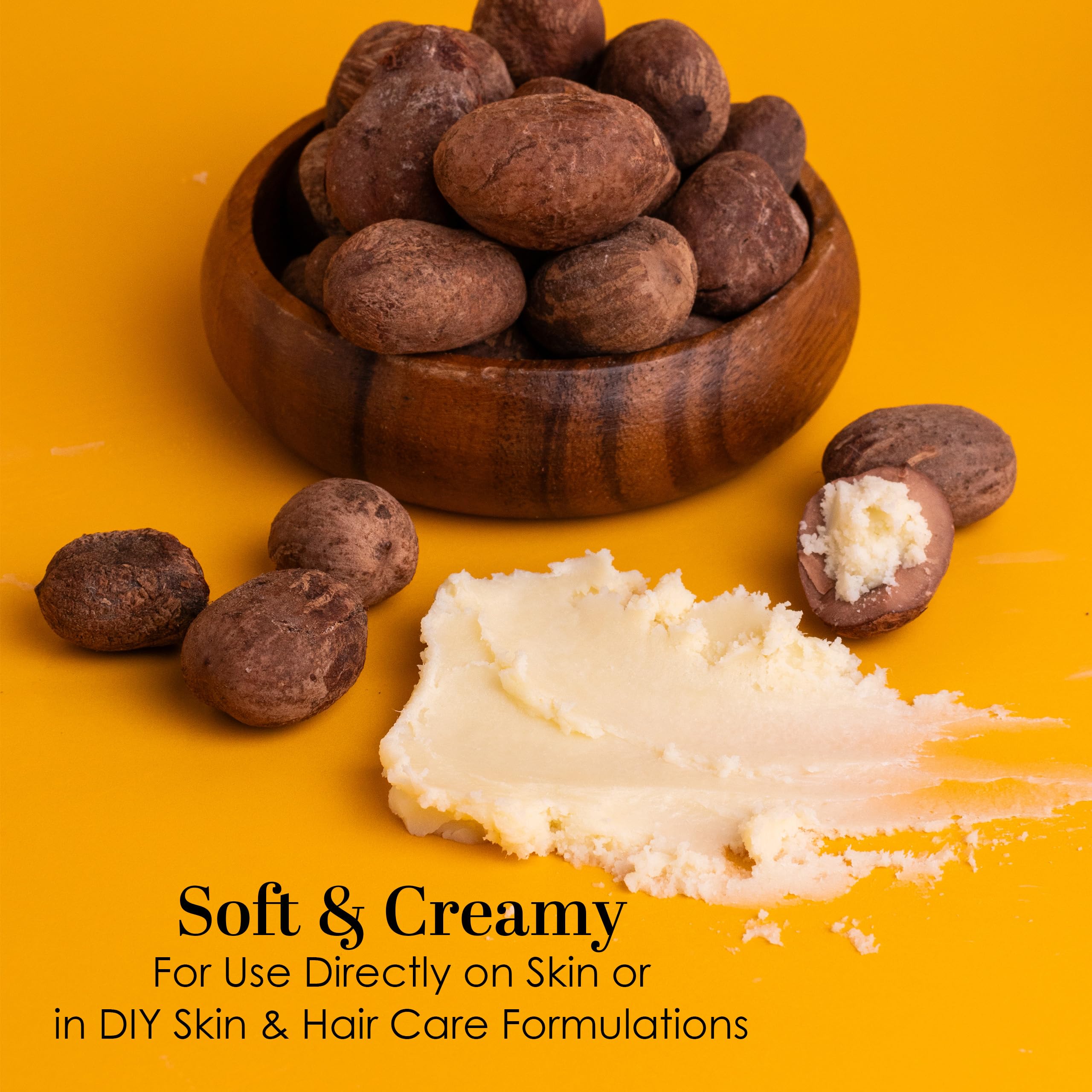Better Shea Butter jar open with wooden scoop shows easy use benefit