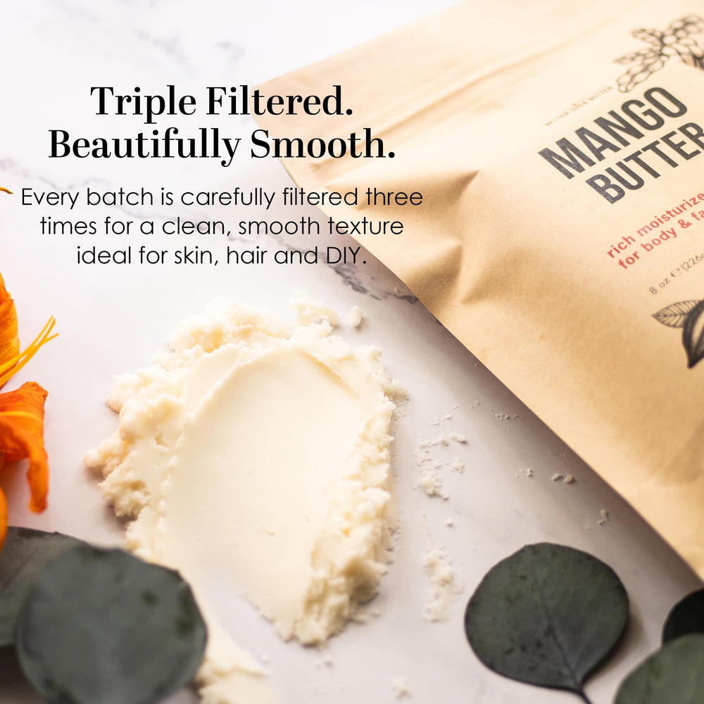 Better Shea Butter alongside soap-making ingredients demonstrating formulation versatility