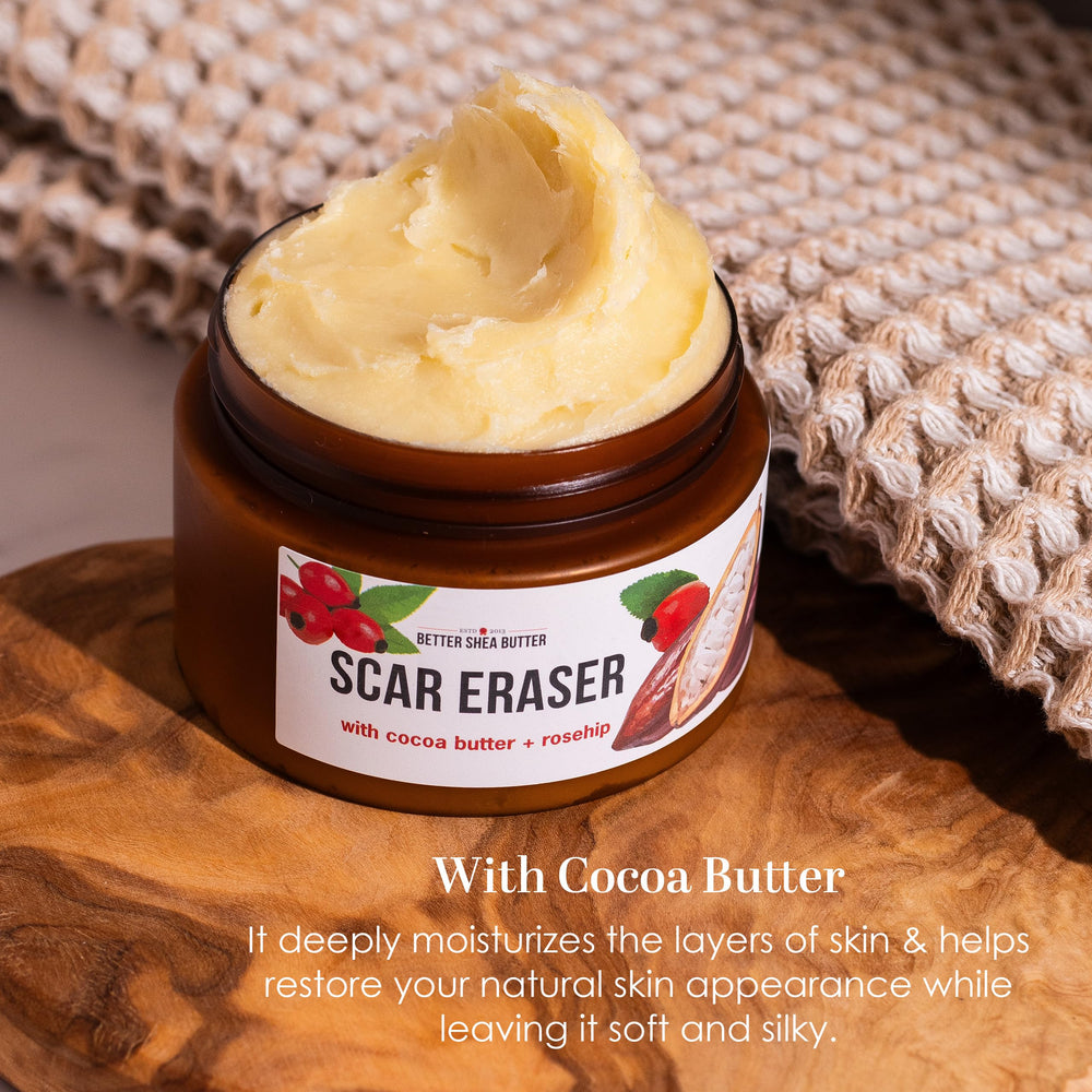 Better Shea Butter creamy texture close-up demonstrating rich emollient feel