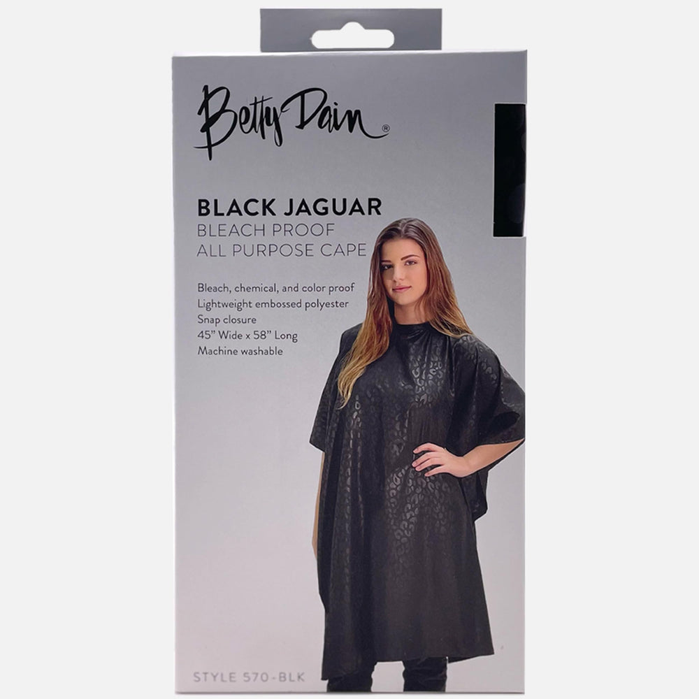 Betty Dain neatly folded cape for compact storage and easy salon organization