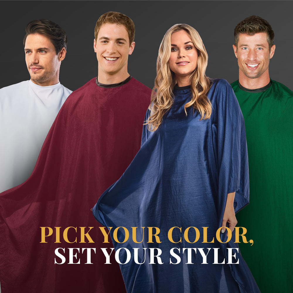Betty Dain neatly folded cape for compact storage and easy handling