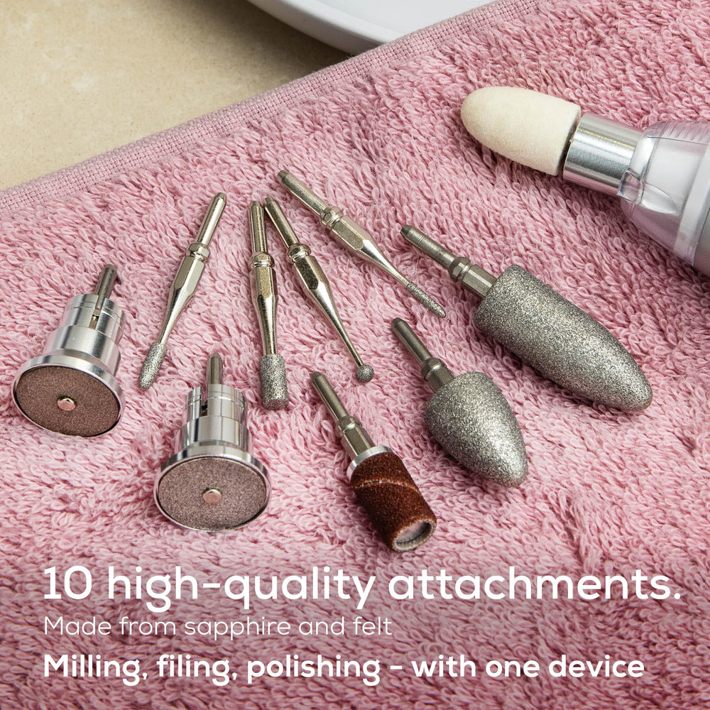Beurer MP62 LED close-up lighting nail edge for precise filing benefit