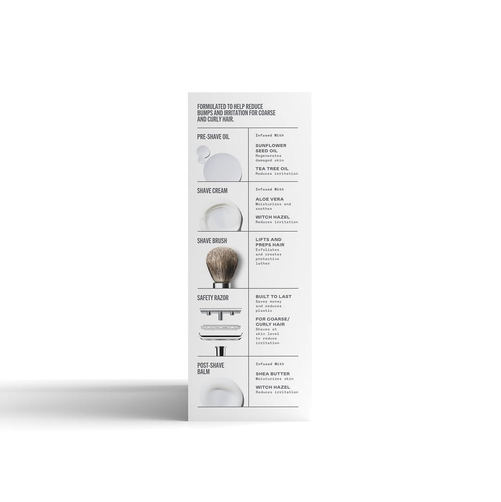 Bevel shave brush whipping rich lather to lift hair and improve razor glide