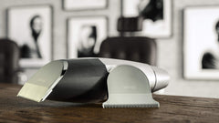 Bevel T Blade mounted on trimmer in use for controlled edging