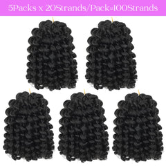 BEXIUKAKA close-up of wand curl texture highlighting soft, tangle-free fibers