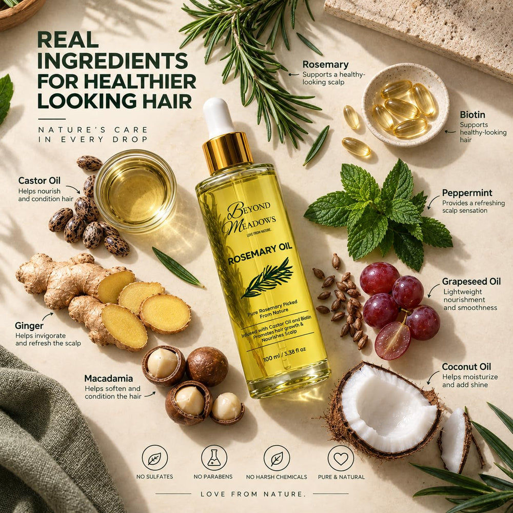 Beyond Meadows dropper applying oil to scalp for precise nourishment