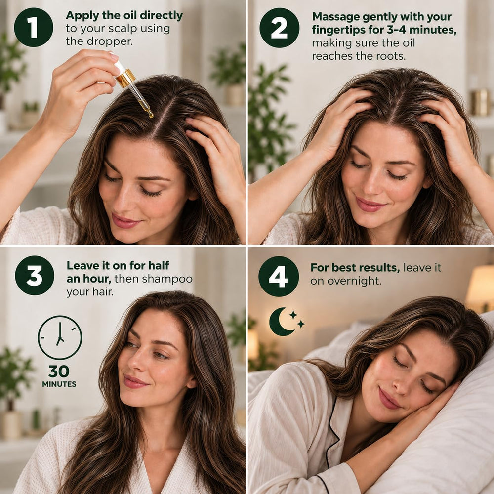 Beyond Meadows scalp massage in use promoting circulation and comfort