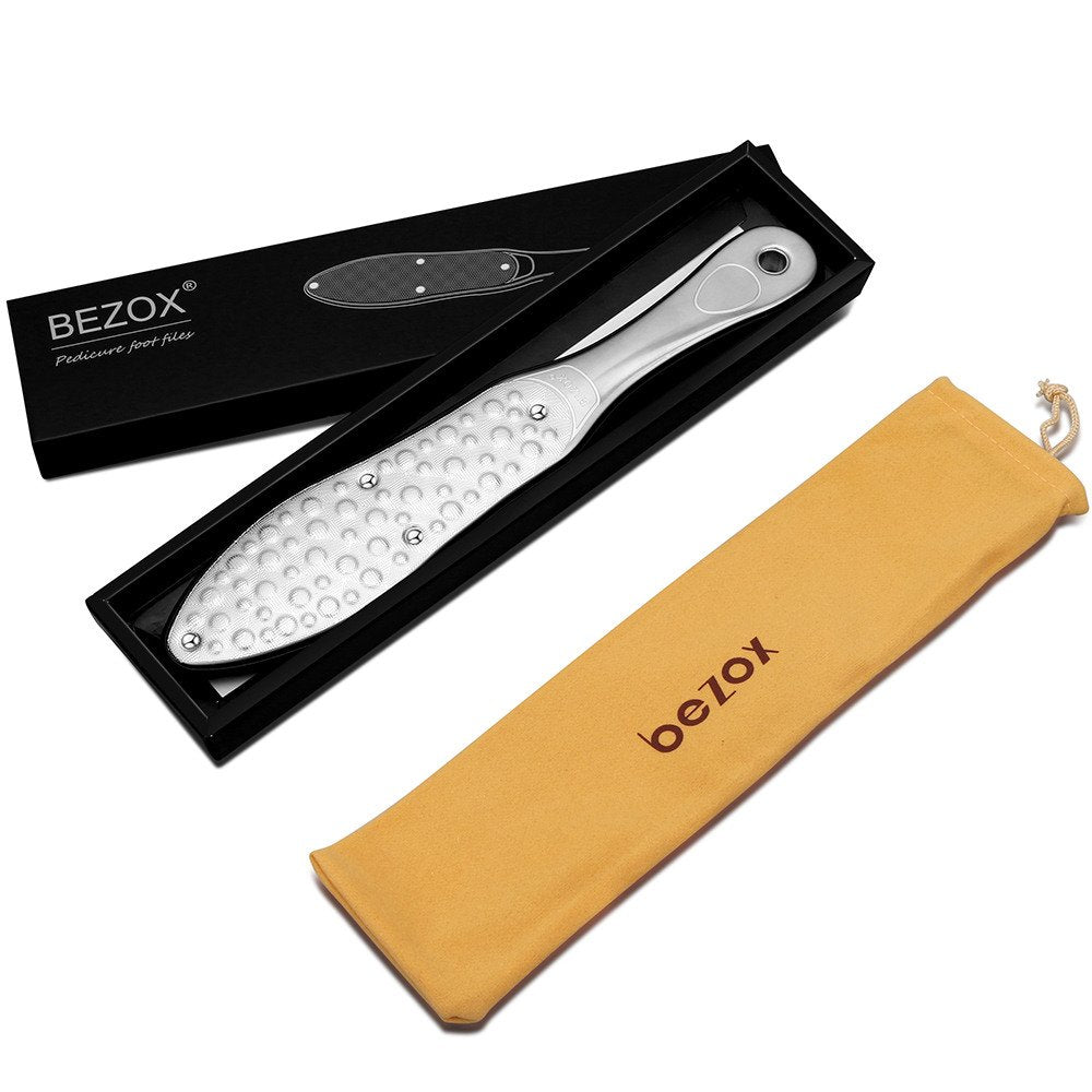 BEZOX file held in hand showing scale and comfortable handheld size