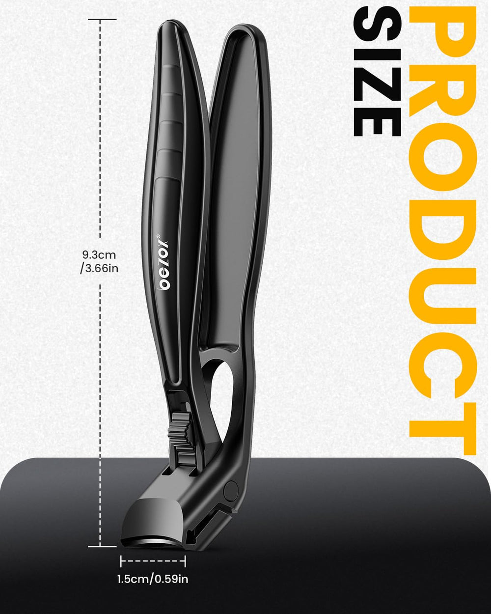 BEZOX packaging and contents ready-to-use for reliable toenail maintenance