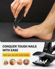 BEZOX textured long handle grip for secure hold and reduced hand strain
