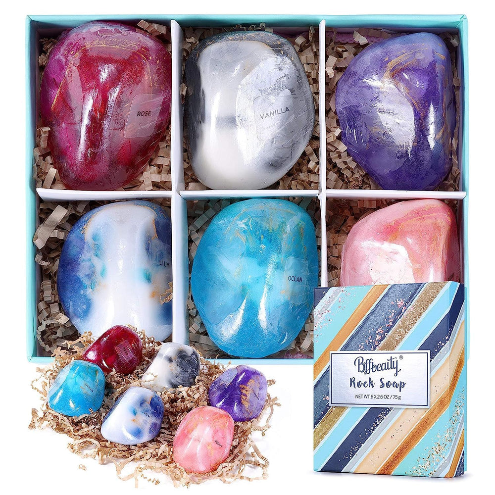 Bff Beauty Garden front box showing six packaged soap bars and gift-ready presentation