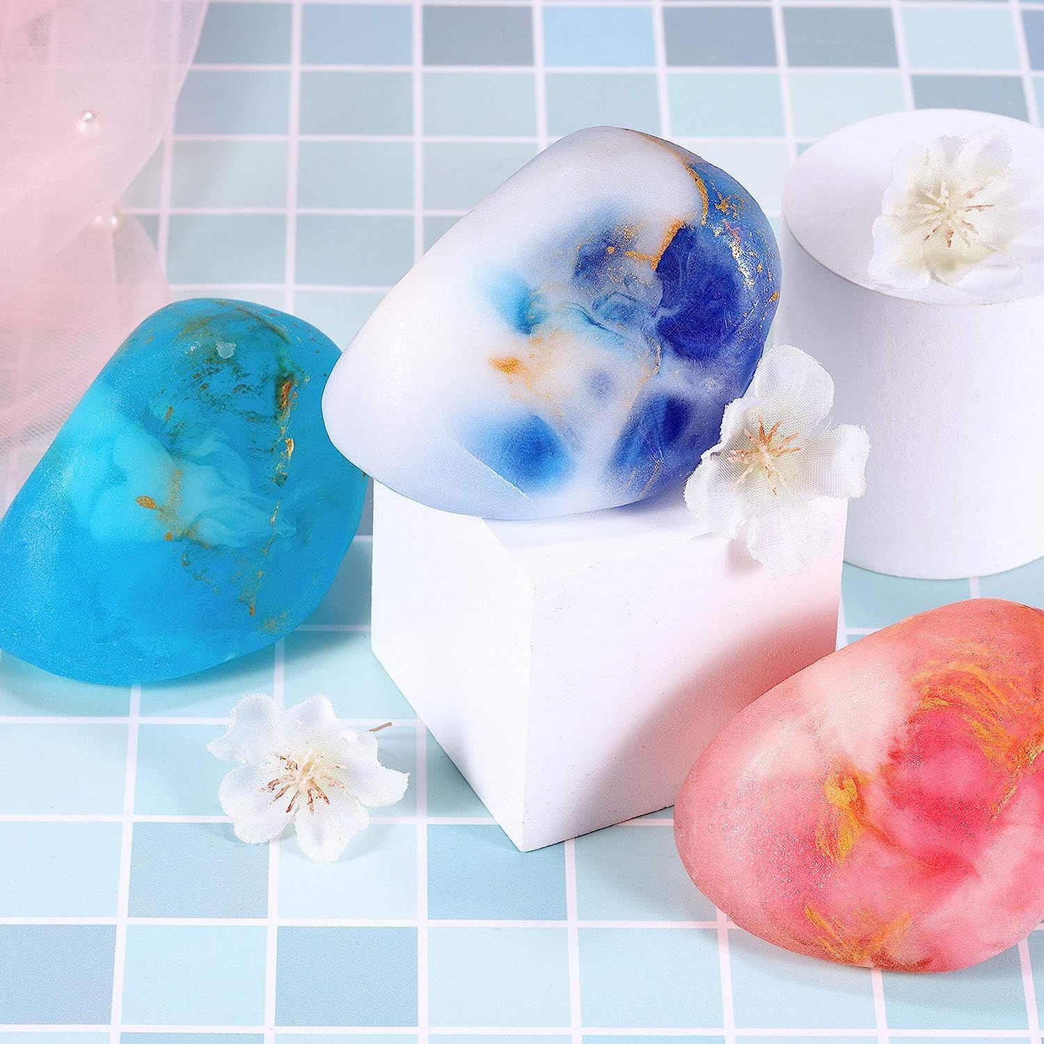 Bff Beauty Garden product label and scent tags displayed to indicate individual fragrances