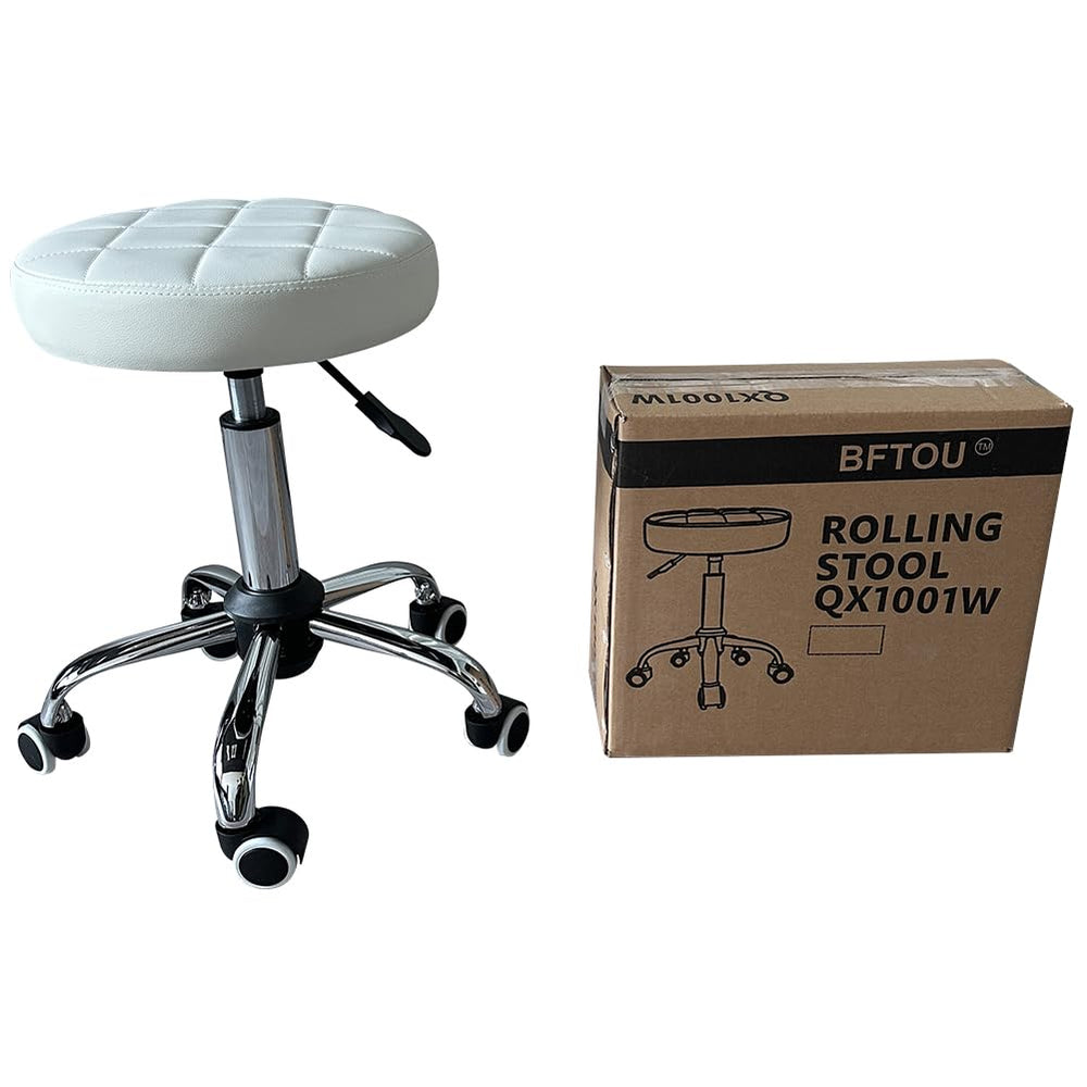 BFTOU assembled stool with included parts showing quick setup advantage