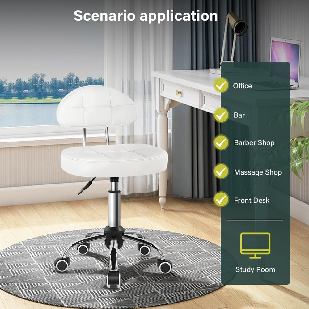 BFTOU backrest close-up with sponge padding for comfortable lower-back support