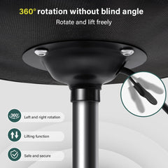BFTOU base and five wheels detail showing stable rolling and balance benefit