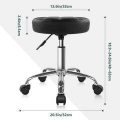 BFTOU close-up of 9-grid stitched PU leather seat emphasizing easy cleaning