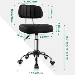 BFTOU side profile highlighting ergonomic seat shape and minimalist silhouette for space savings
