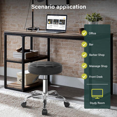 BFTOU side profile showing height-adjustable range and ergonomic posture benefit