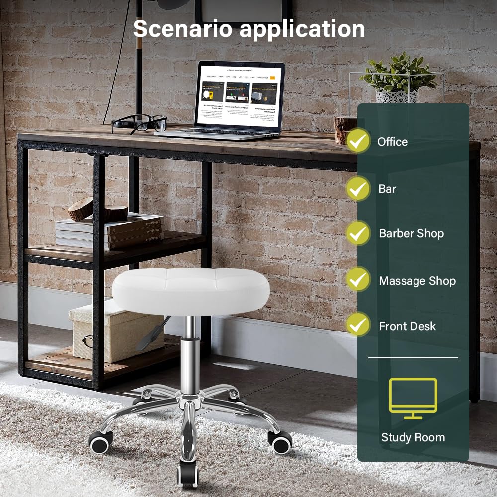 BFTOU side profile showing adjustable height range and ergonomic posture