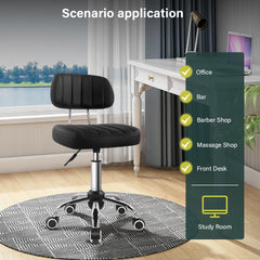 BFTOU close-up of sponge-filled backrest offering visible lumbar support and comfort