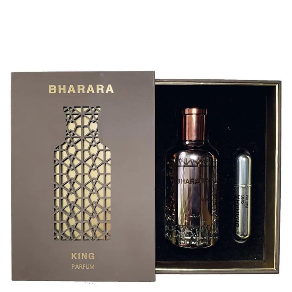 B Bharara King front bottle view showing elegant packaging and citrus appeal