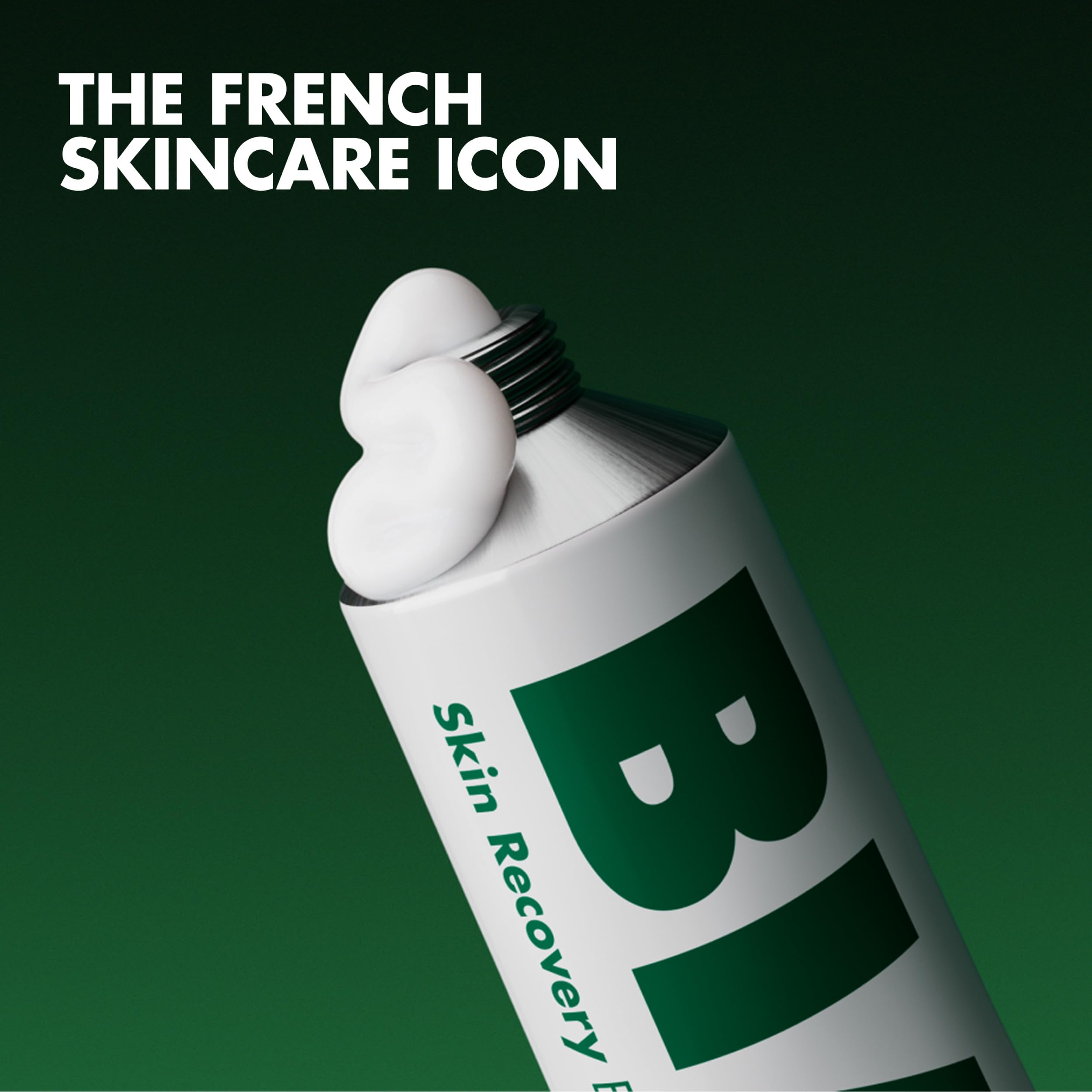 BIAFINE open cap close-up showing smooth emulsion texture for lightweight hydration benefit