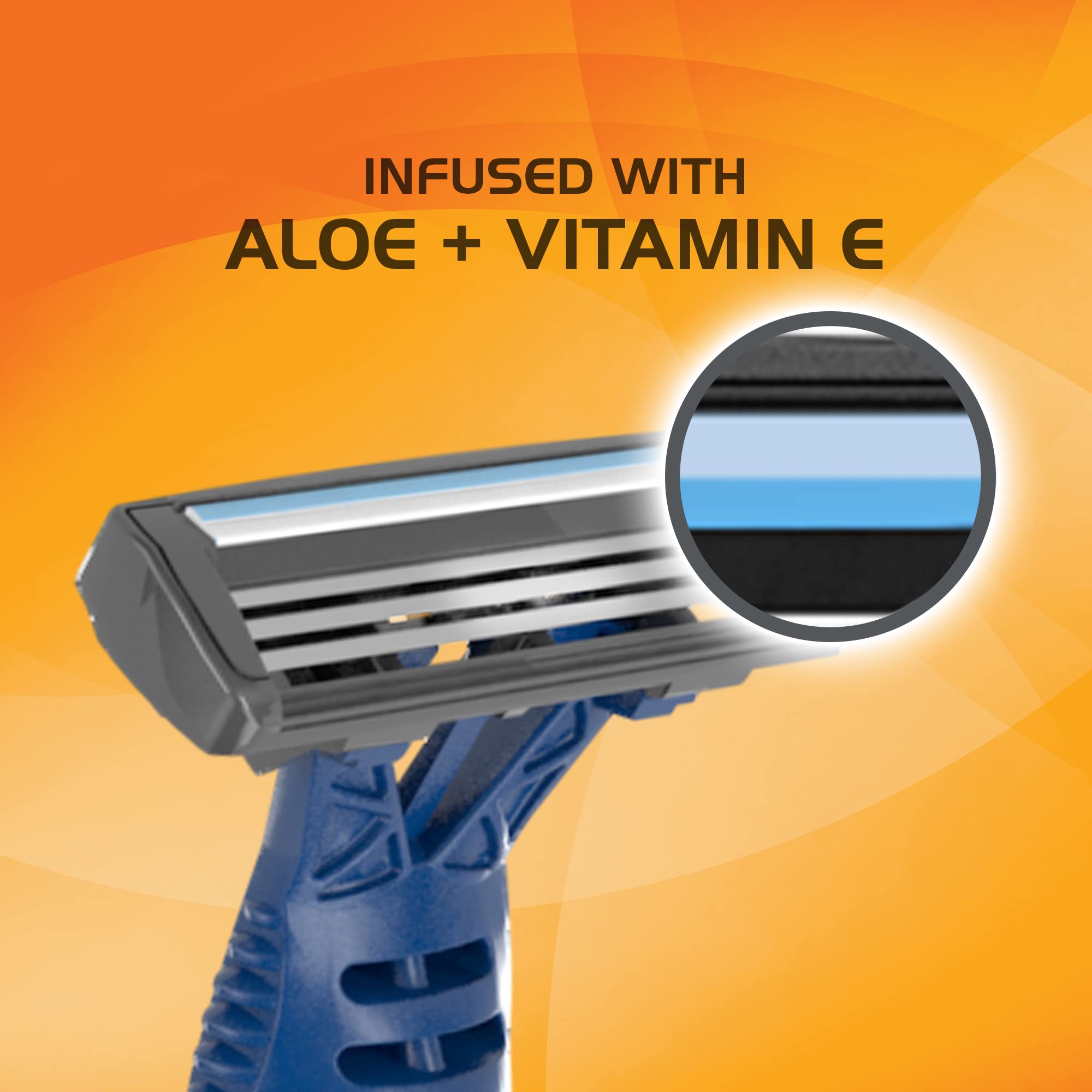 BIC Comfort 3 razor in hand demonstrating control and maneuvering