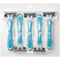 BIC dual moisture strips detail with aloe, shea and cocoa butter benefits