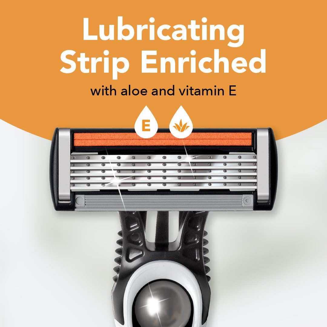 BIC Flex 5 Sensitive lubricating strip zoom with aloe and vitamin E for smoother glide