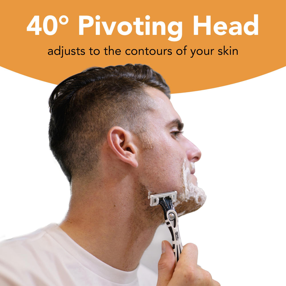 BIC Flex 5 Sensitive razor with blade cover for clean storage and travel-ready protection
