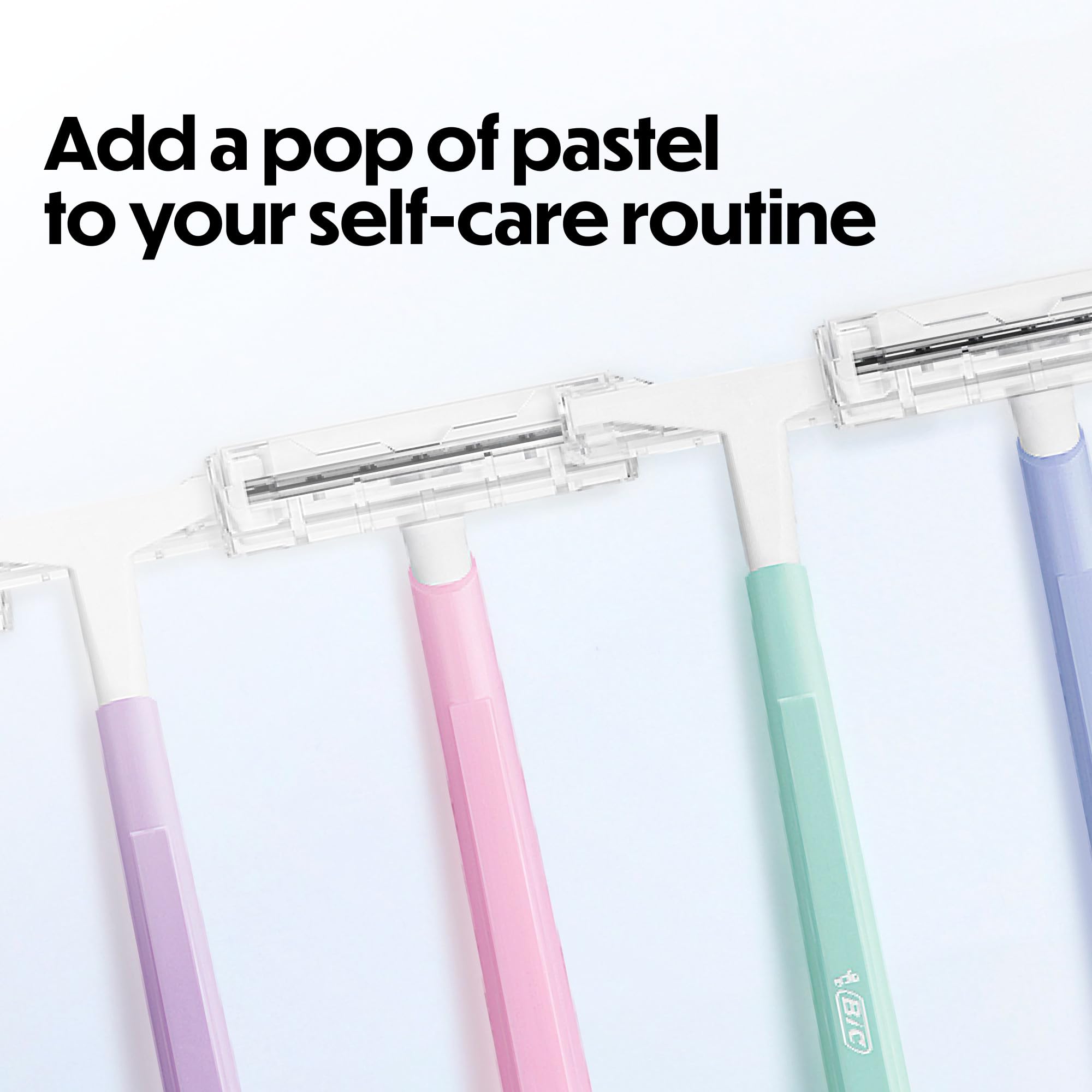 BIC Silky Touch displayed on bathroom counter signaling ready-to-use grooming convenience