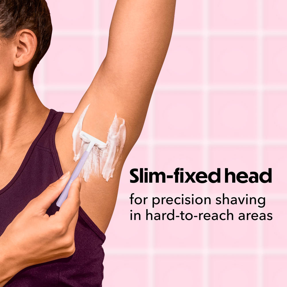 BIC Silky Touch snapped-on protective cover demonstrating safe travel and blade protection