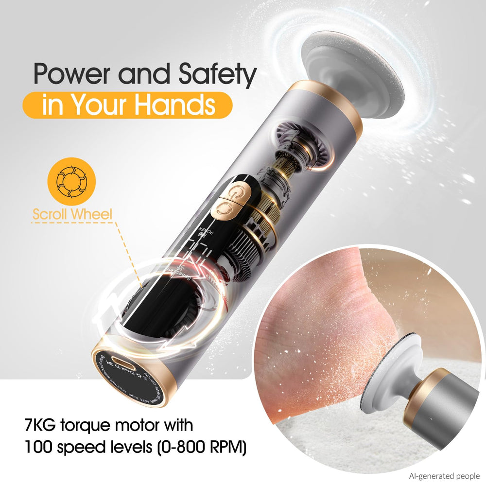 Bicboz ergonomic handle close-up providing comfortable grip for precise control
