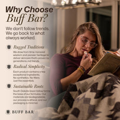 Big Crazy Buffalo close-up of creamy coconut lather that deeply cleans