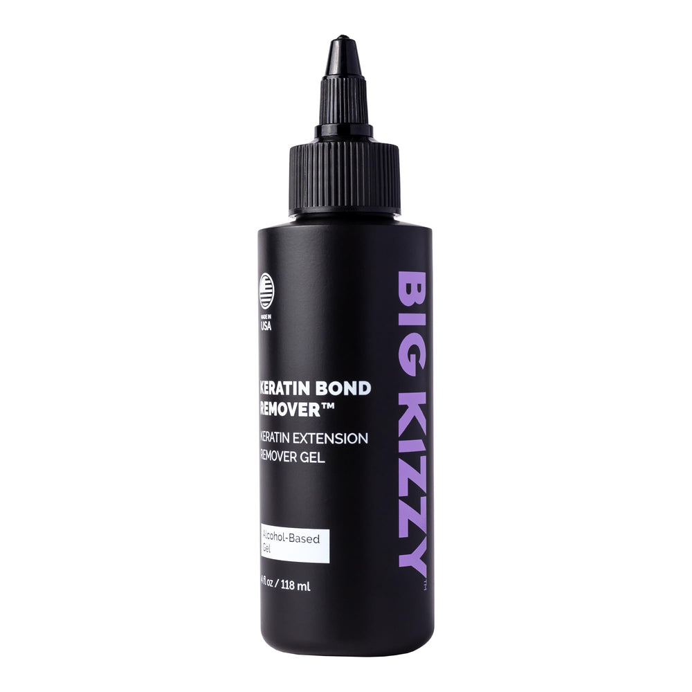 Big Kizzy front packaging showing 4oz bottle and professional branding for fast removal