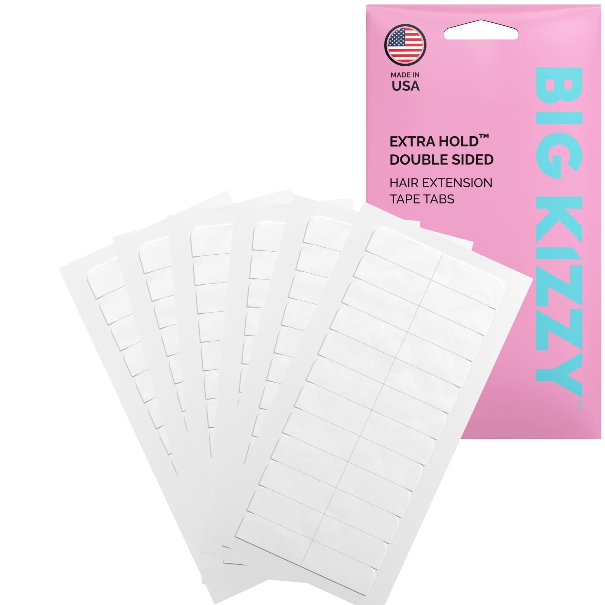Big Kizzy front packaging showing 72 tabs and brand for easy identification and confidence