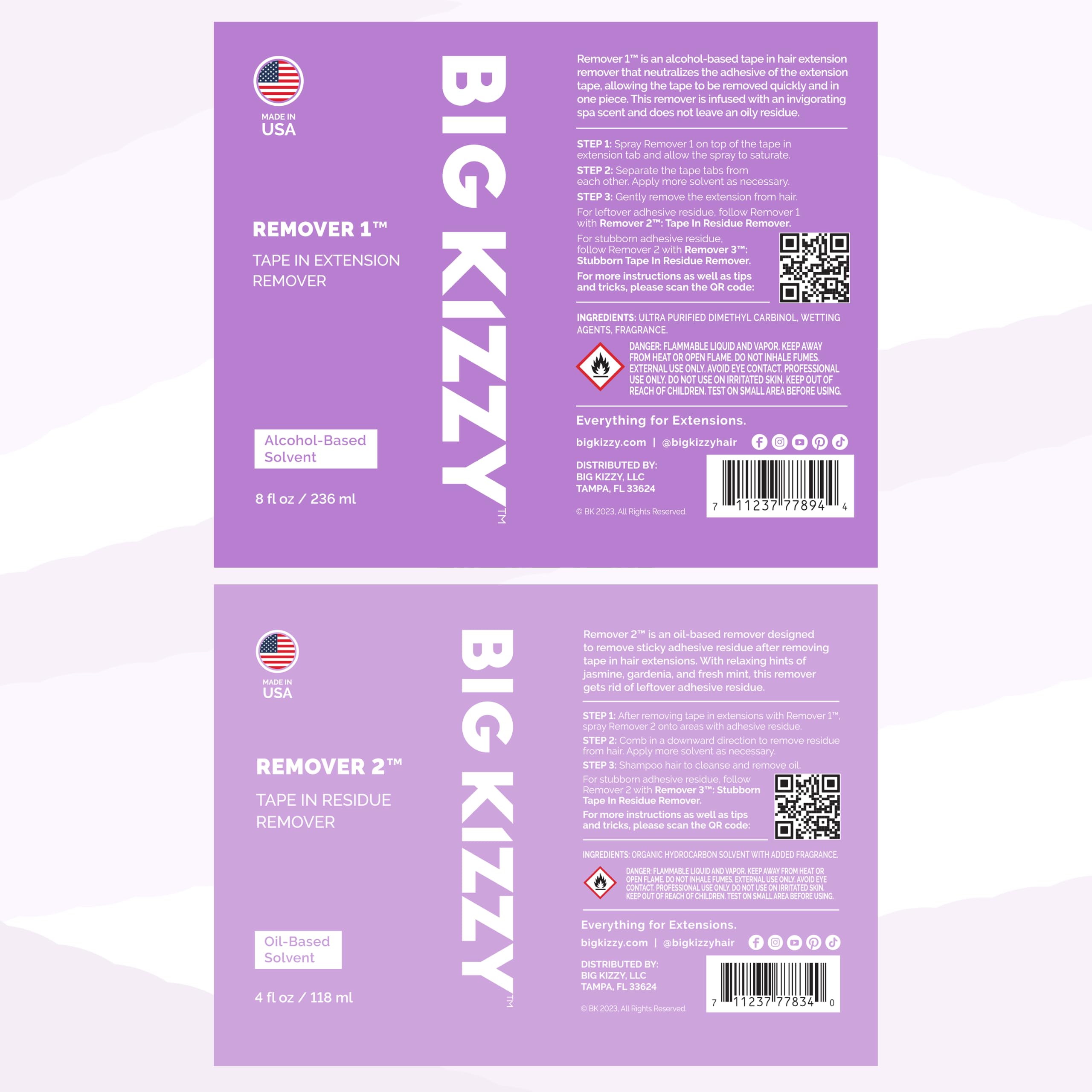 Big Kizzy used by stylist removing tape-ins in a salon setting