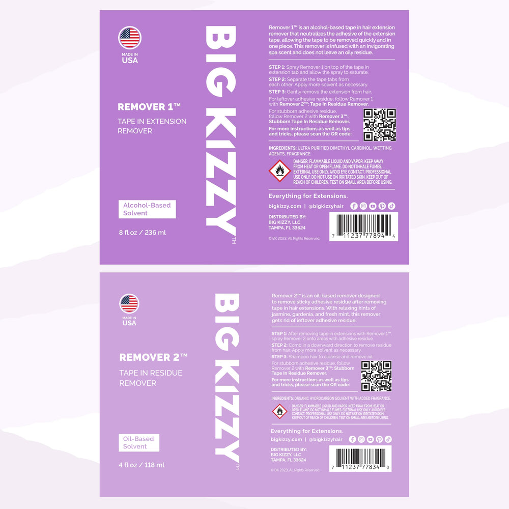 Big Kizzy used by stylist removing tape-ins in a salon setting