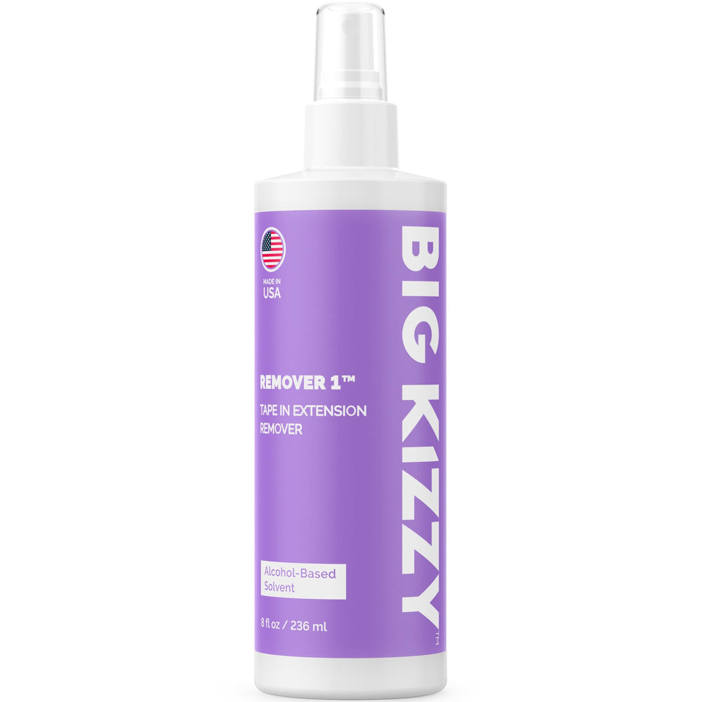 Big Kizzy bottle front label showing product name and clear size benefit