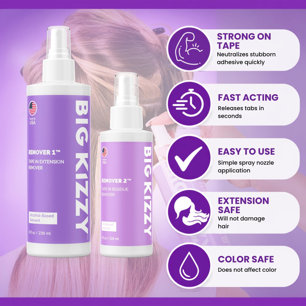 Big Kizzy Remover 1 close-up spray nozzle for quick tape neutralizing