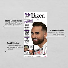 Bigen comb applicator close-up demonstrating precise, no-mess application