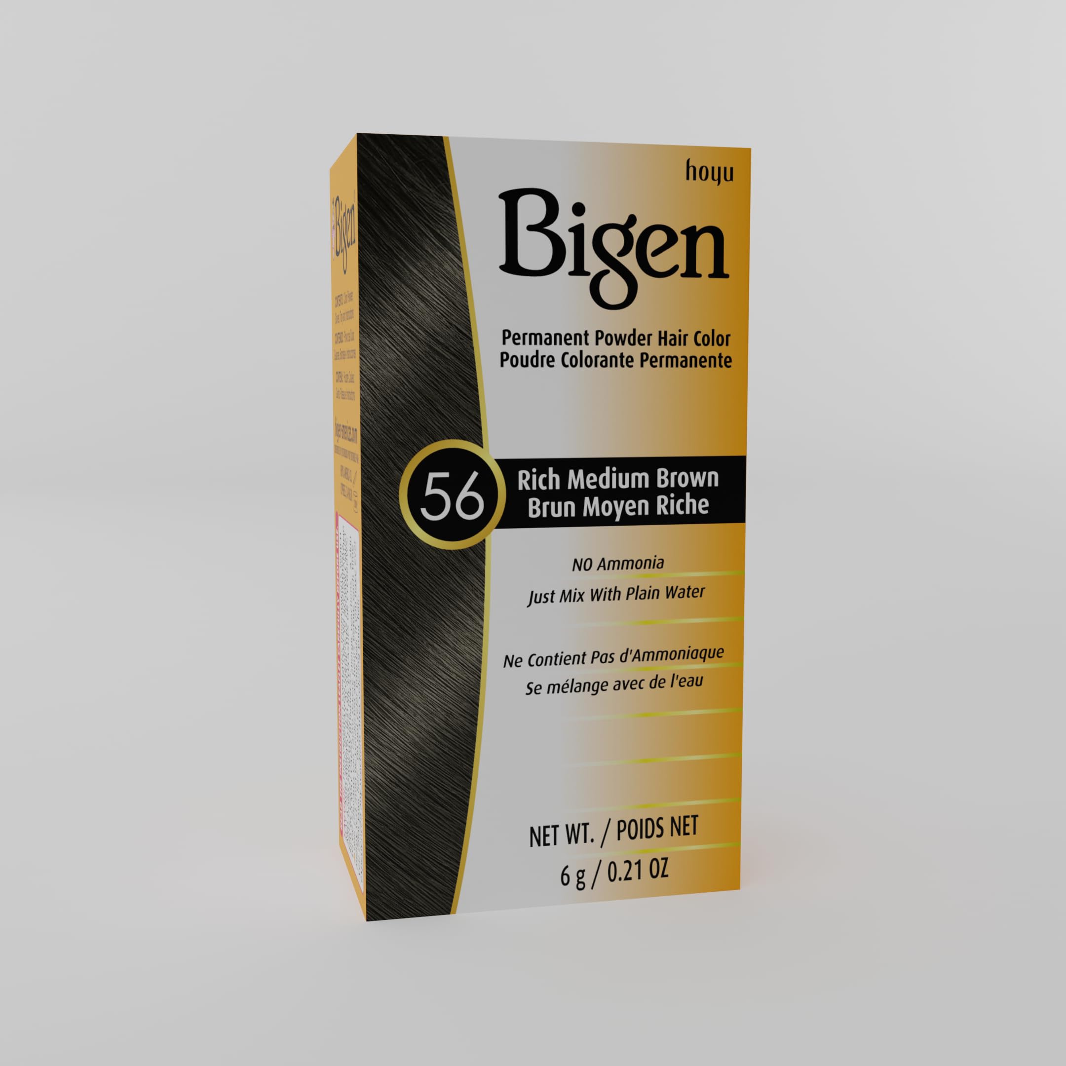 Bigen in a bathroom setting for quick at-home touch-ups with confidence