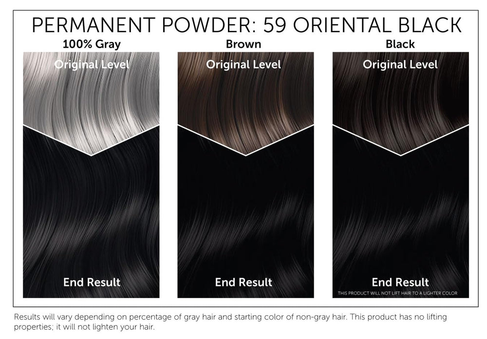 Bigen powder texture close-up highlighting easy water activation
