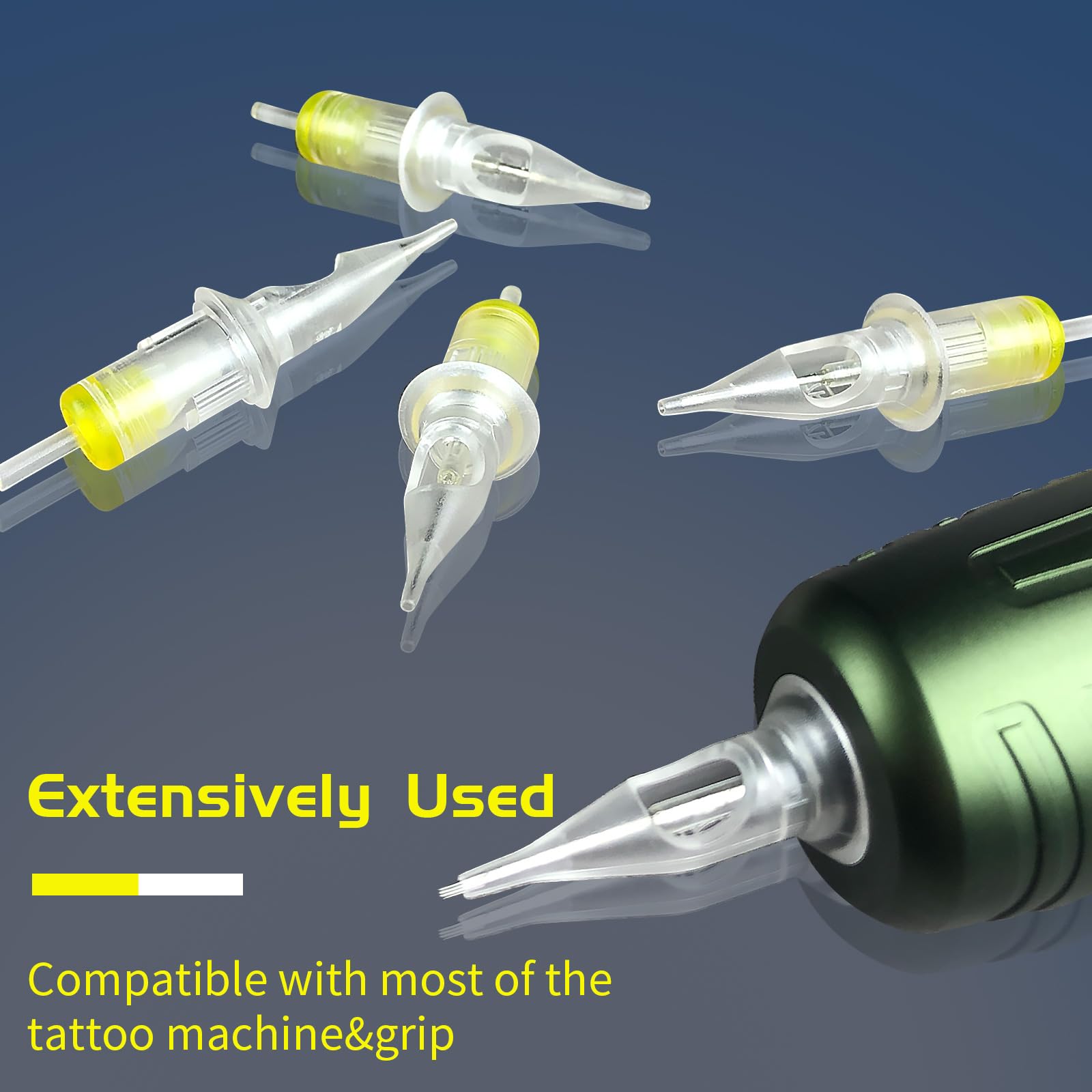 BIGWASP cartridge installed in rotary machine demonstrating compatibility and quick setup benefit