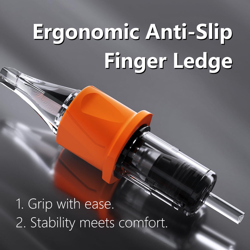 BIGWASP finger ledge detail providing ergonomic grip and reduced hand fatigue