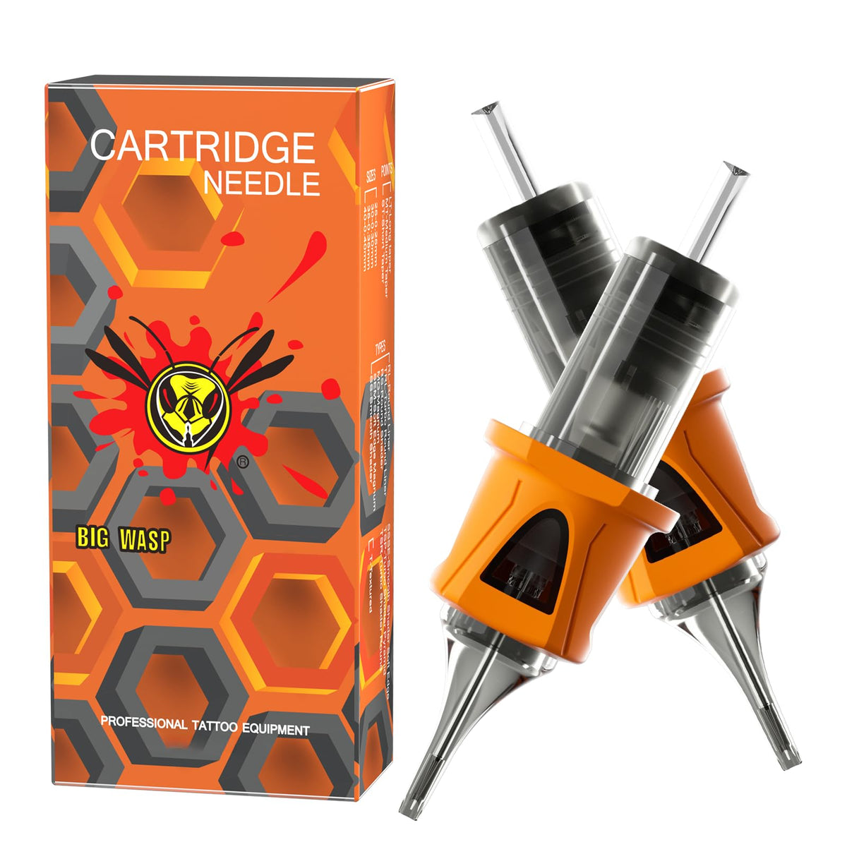 BIGWASP Energy front packaging showing 20 cartridges and product branding for easy identification