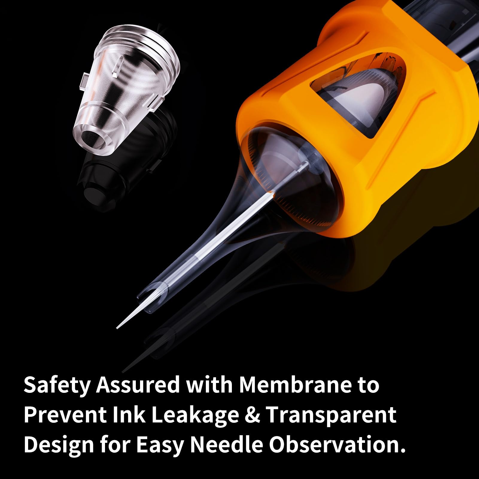 BIGWASP Energy leak-proof membrane view highlighting safety and contamination protection