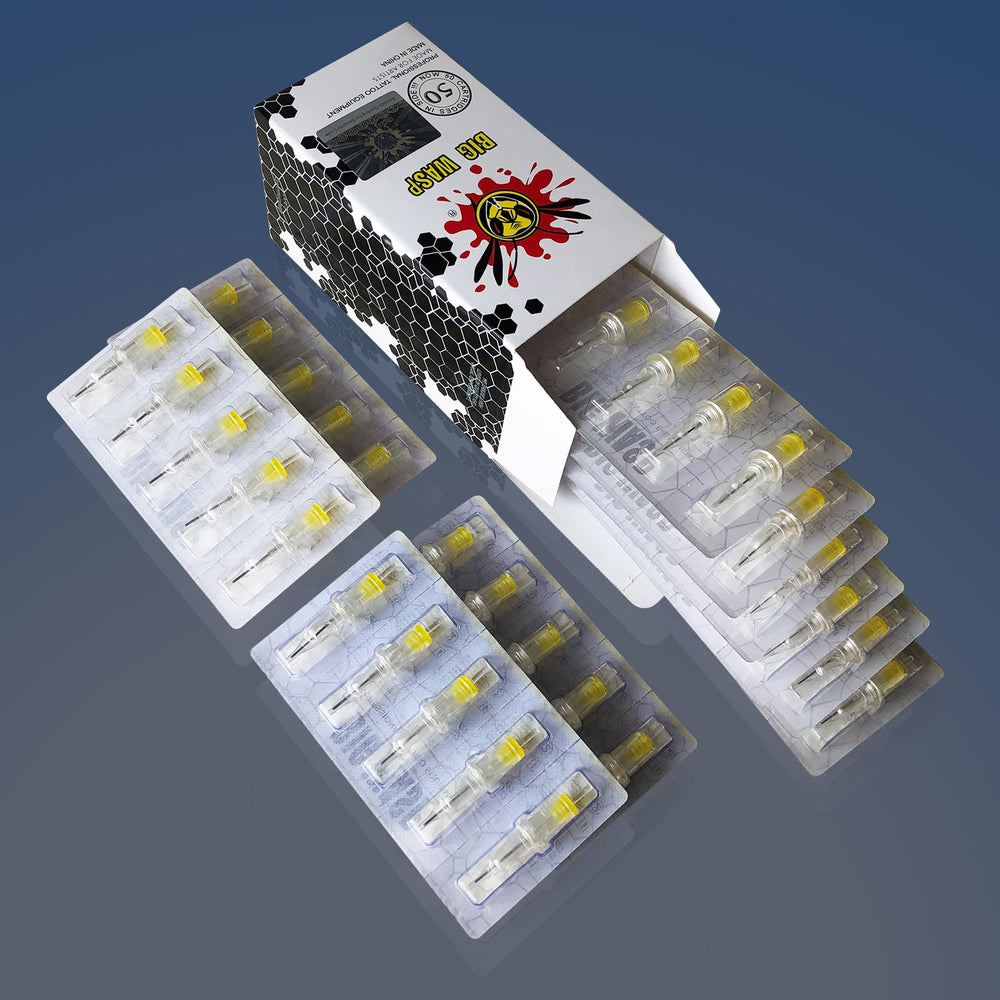 BIGWASP cartridges arranged in studio setting showing professional readiness and workflow benefit